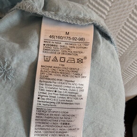 GAP Light Blue Mini Dress - Picture 16 of 16